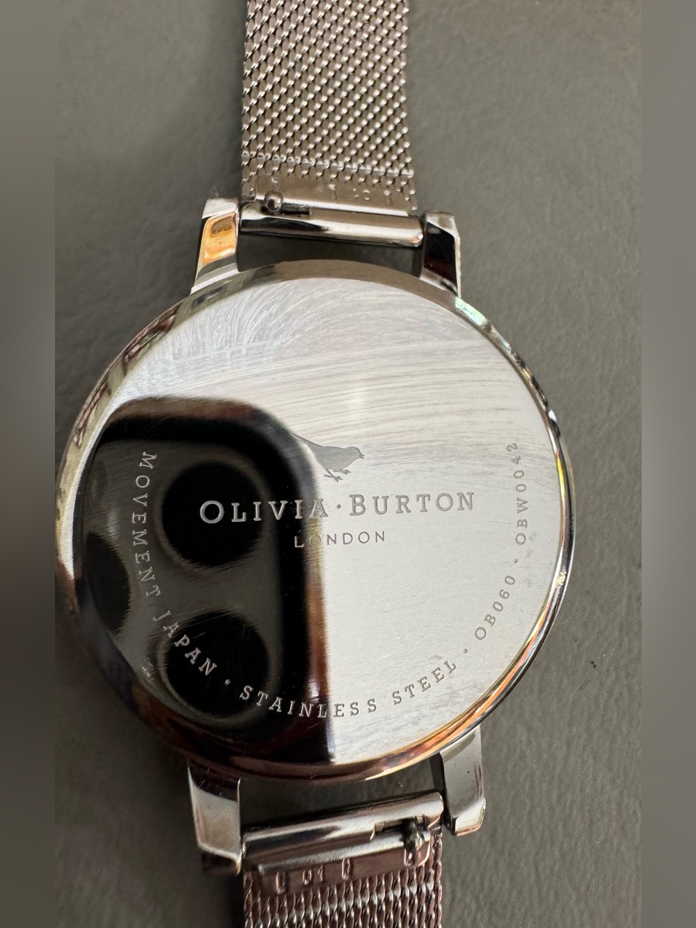 Olivia Burton Stainless Steel Mesh Watch & Rose Gold Bracelet Set - Picture 6 of 8